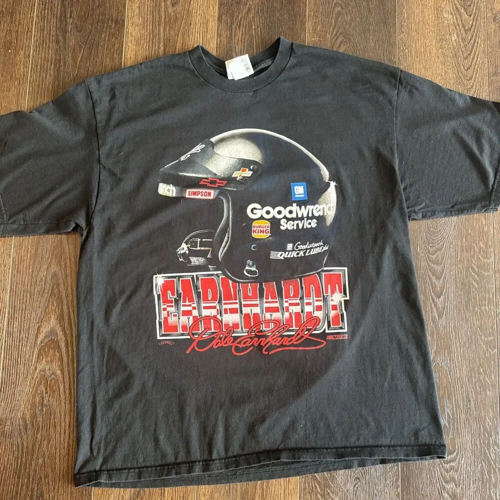 Vintage Dale Earnhardt Goodwrench Service NASCAR T-Shirt XXL Chase Authentics US